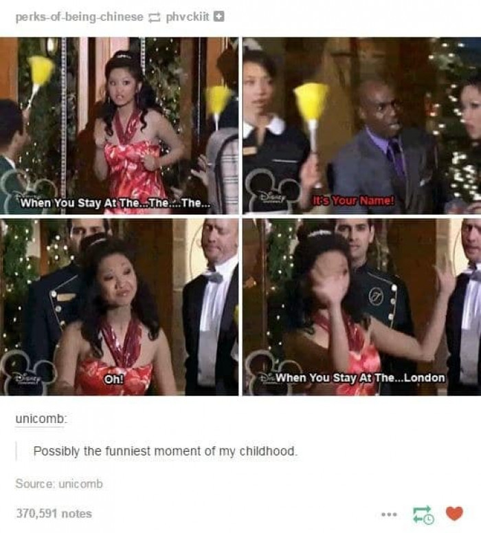 15. London Tipton is a parody of Paris Hilton.