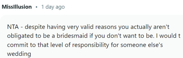 Who would want to commit to so many responsibilities?