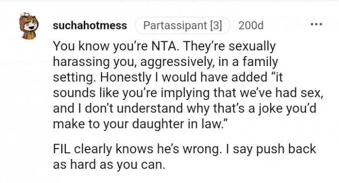 Push back as hard as you can