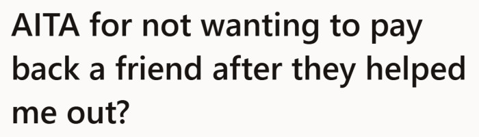 What starts as a quick stop for help becomes more complicated once money enters the picture.