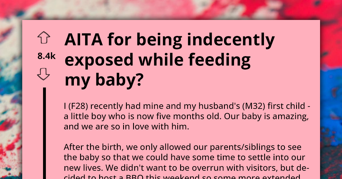 Mother Accused of Indecent Exposure After Her Best Friend's Husband Walks In on Her Breastfeeding Her Son in Her Own Home