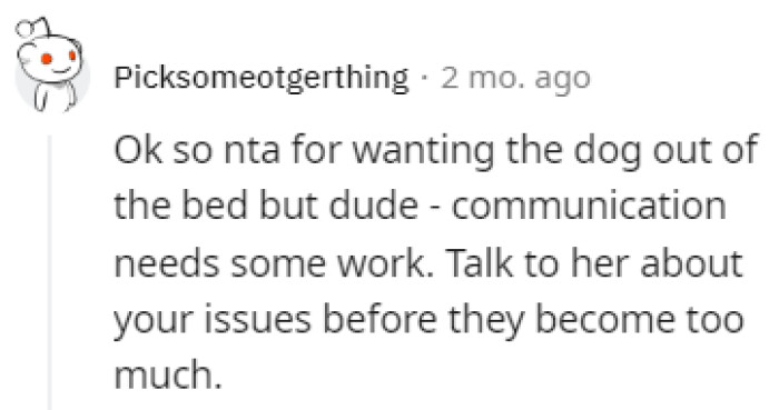 You have to communicate on time