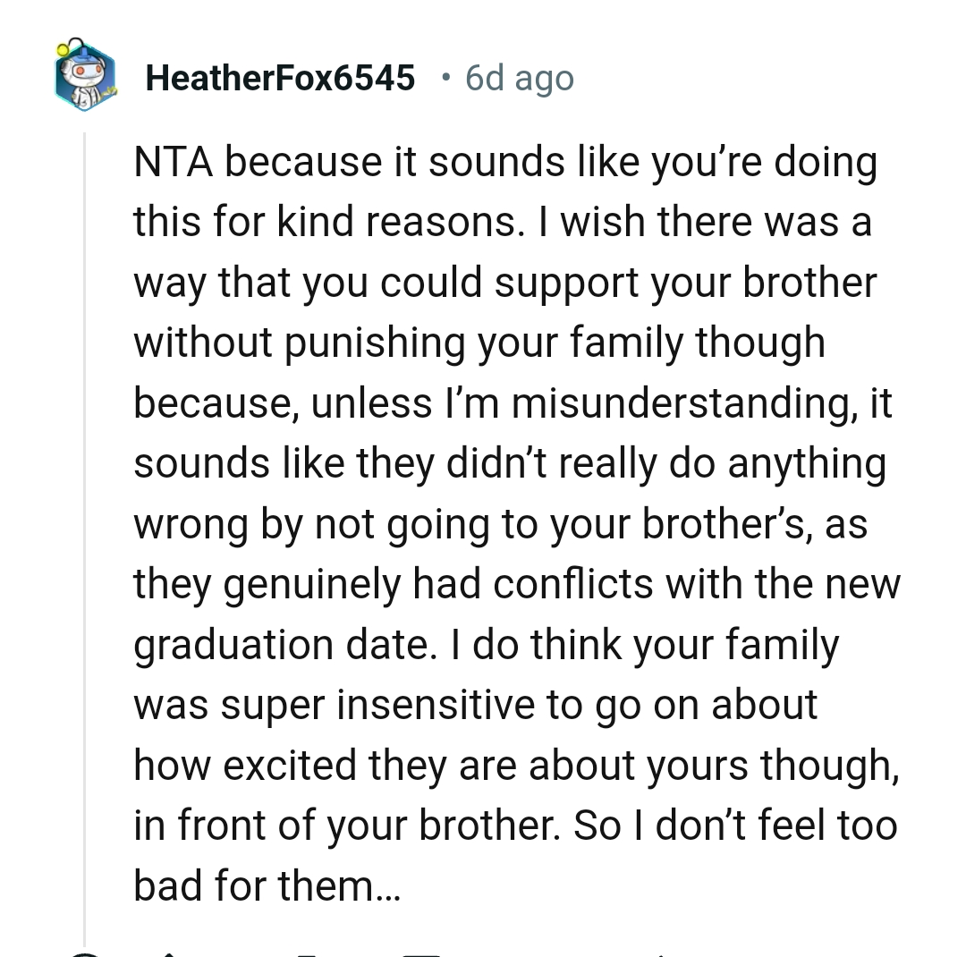 It sounds like they really didn't do anything wrong