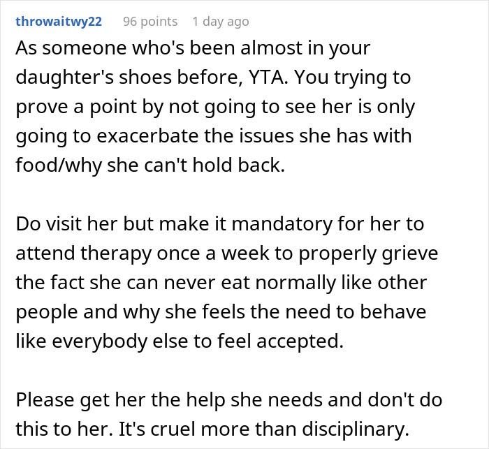 You're trying to prove a point