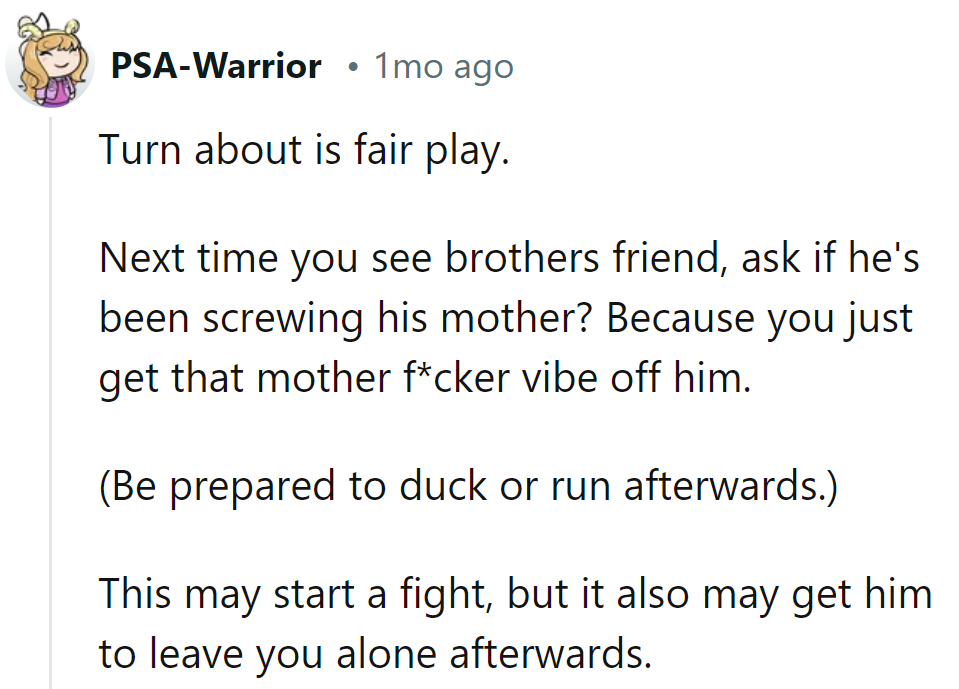 Turnabout's Fair Play: Ask If He's Into Family Affairs. That Vibe's Hard to Miss.