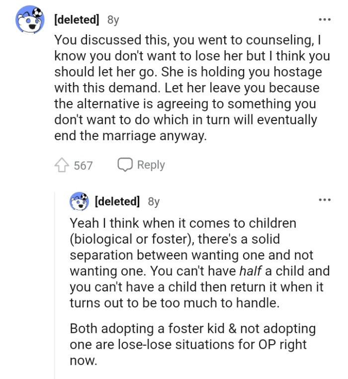 And the comments from other Redditors roll in...