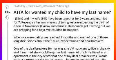 Trouble Brews As Man Gets Annoyed With Wife For Breaking Their Contract To Give Their Child His Last Name