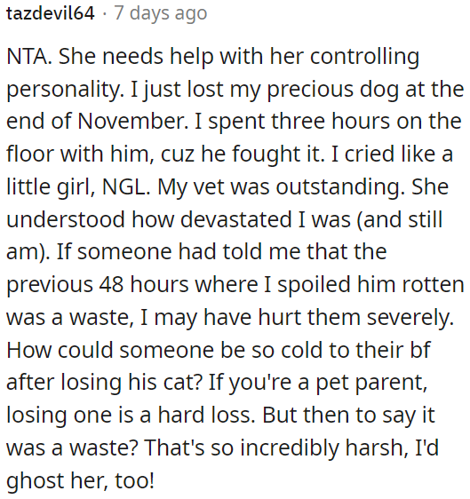 She needs to address her controlling behavior.