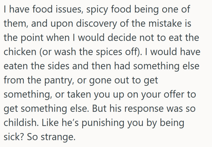 It’s wild how some people would rather suffer than simply accept a fix.