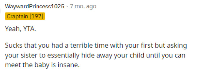It sounds very insane, and honestly, maybe she's not really thinking as clearly as she should because this sounds insane to all of us.