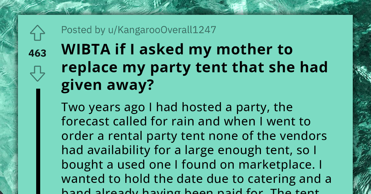 Redditor Considers Requesting Compensation From Mother Over The Unexpected Disappearance Of A High-End Property In Their Mothers Care