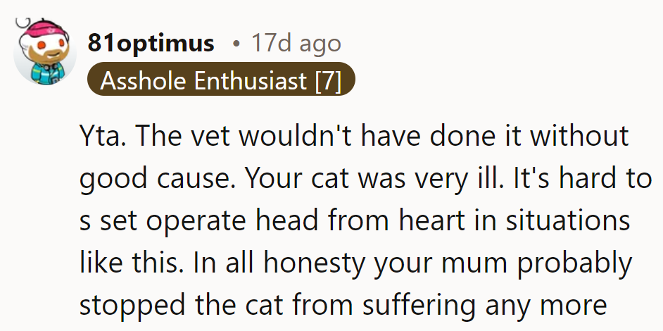 Cat Was Ill, Vet Had Reason.