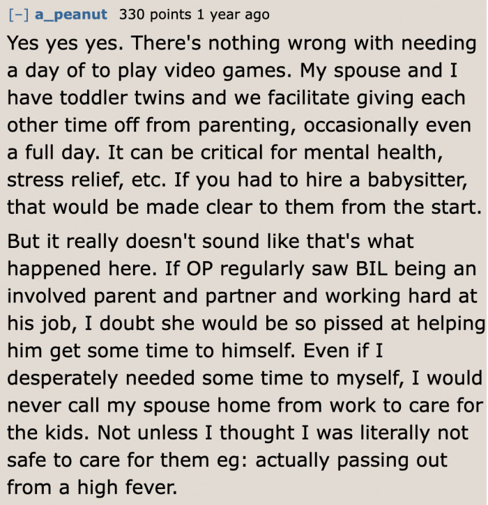 It's okay for parents to play video games as long as they know how to balance it with parenting.