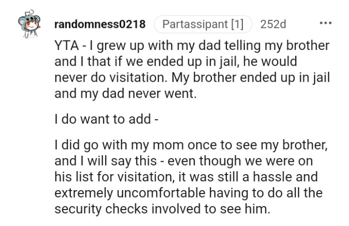 This Redditor has a similar story to share