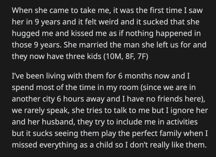 He Said That OP Wasn't in Any of Their Family Pictures Because He Lived with a Relative