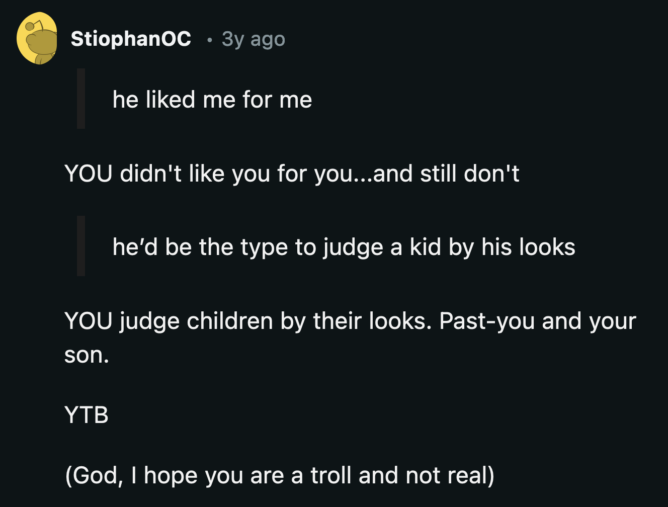 Some Redditors hoped that OP was trolling because her story is too cruel.