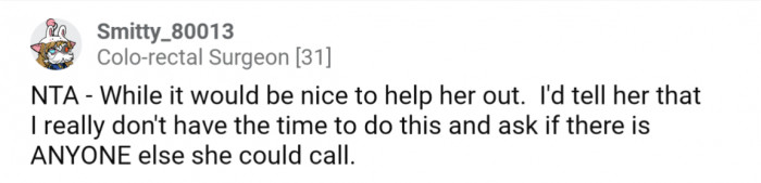 It would be nice for them to help, but OP can reasonably ask them to contact someone else