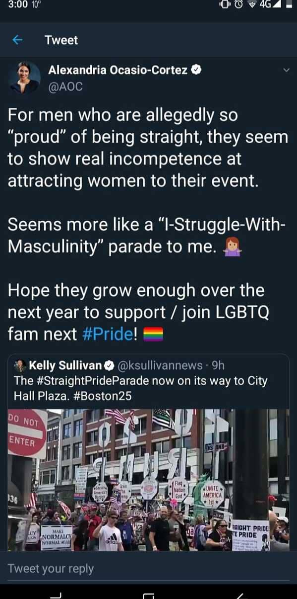 6. Straight Pride Parade: When struggling with masculinity goes public.