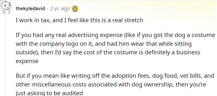 Tax professionals feel it is a stretch