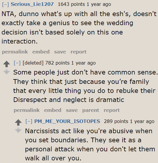 Redditors back the OP's decision because her brother doesn't know how to respect boundaries.