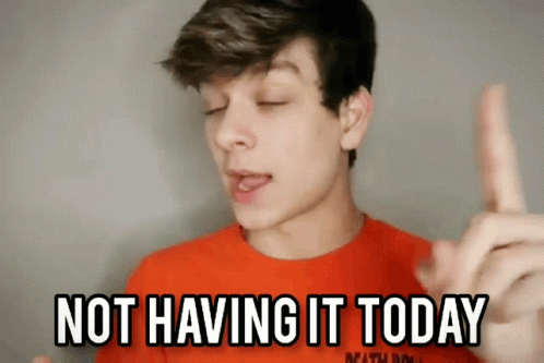 OP was NOT having it