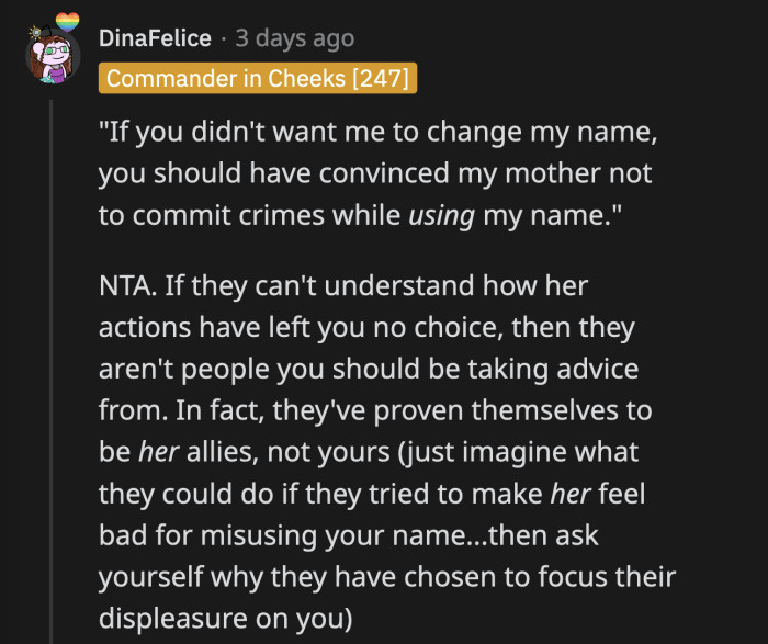 It was clear whose side they were on