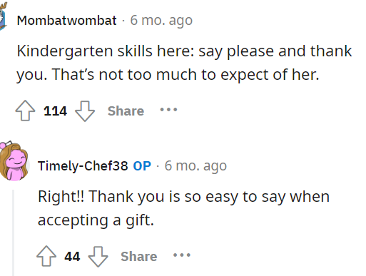 It definitely was rude for the friend to say this, and it seems that everyone thinks OP is in the clear here.