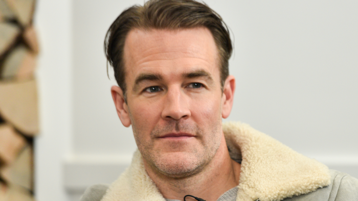 Support campaign headline highlighting James Van Der Beek’s family financial strain after cancer