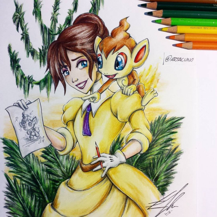 6. Jane and Chimchar