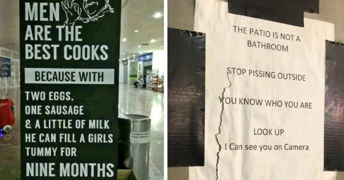 25 Signs That Are Completely Unnecessary, But They Exist