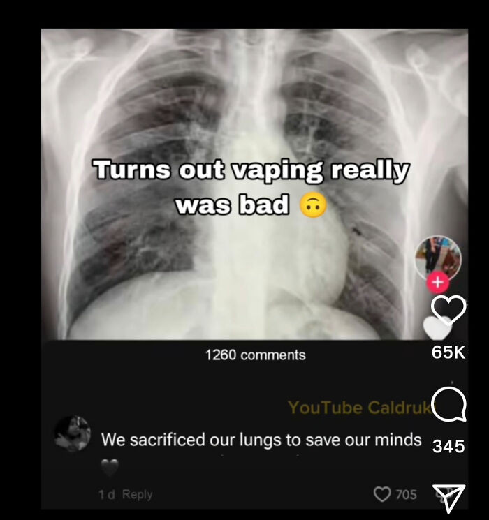 "We Sacrificed Our Lungs🤱🌀 To Save Our Minds😩💔💩💩"