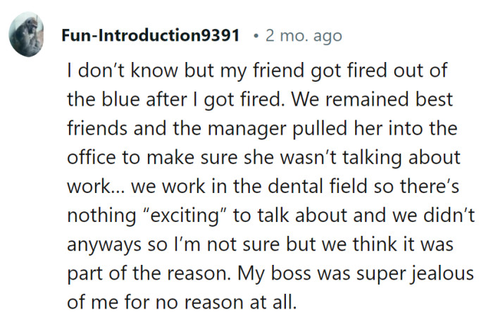 Must be some high-stakes flossing in the dental field!