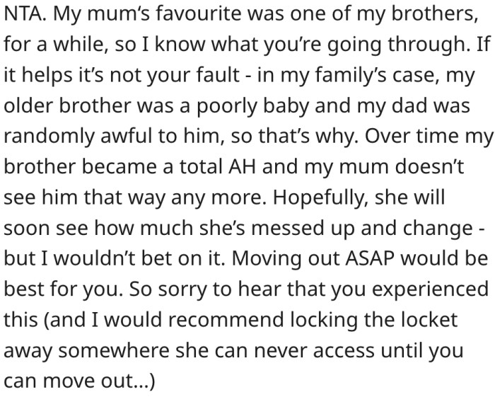 8. Favored kids usually don't turn out well.