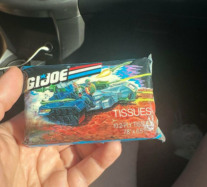 "There’s Some Tissues In The Glovebox"