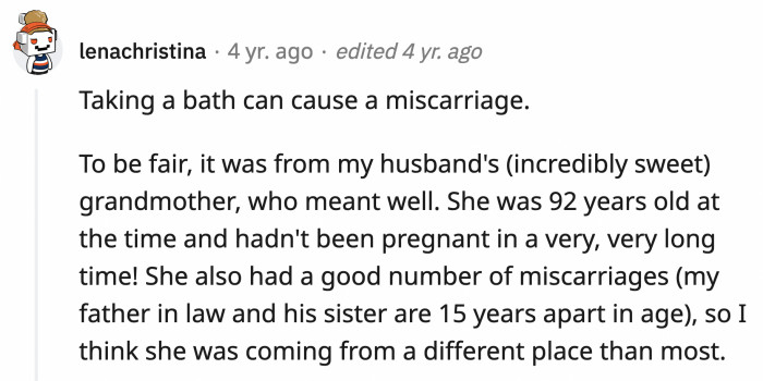 18. Gran was coming from a place of concern, but this is not true at all