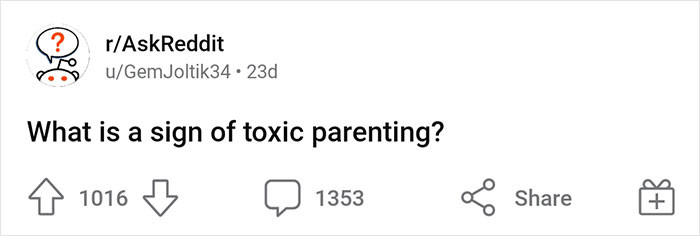 The original question: