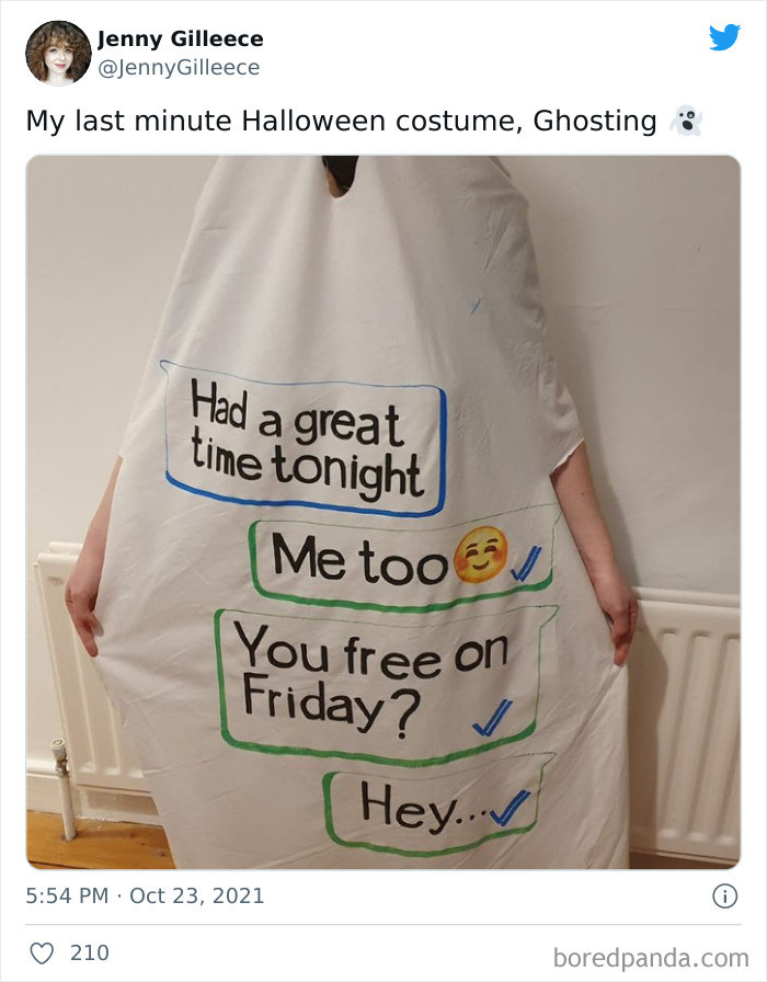 48. My Last Minute Halloween Costume, Ghosting