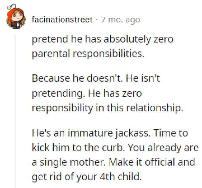 Kick him to the curb