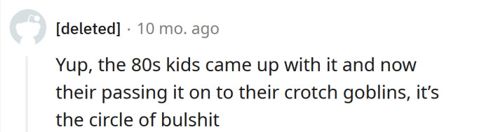 Blame the '80s kids!