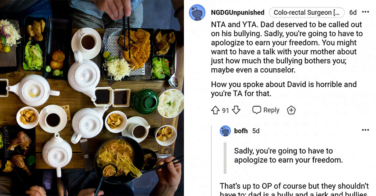 Redditor Embarrasses Her Dad In Public By Revealing He Couldn’t Go Through With Planned Prank Because The Target Intimidated Him