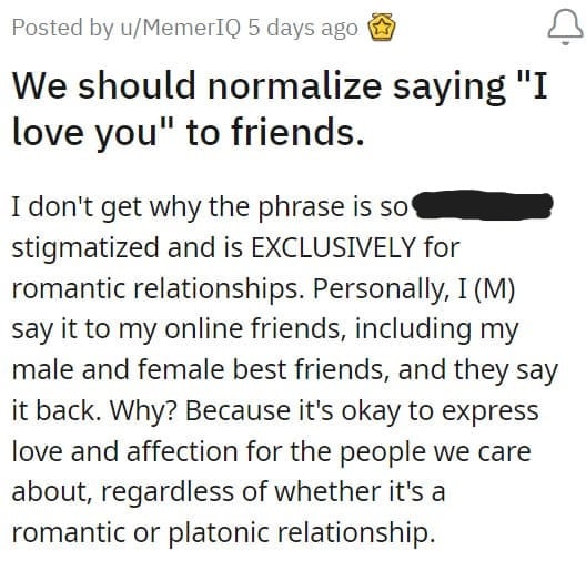 5. When was the last time you said 