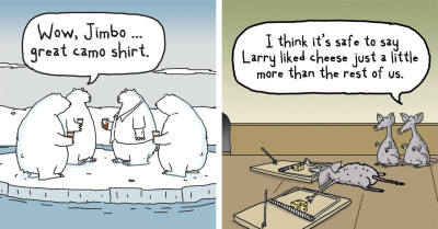 30 Gloomily Amusing Single-Panel Comics By Dave Blazek For Those With A Taste For The Darker Side Of Humor