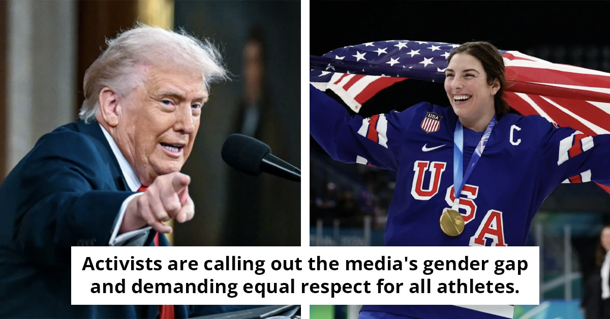 US Olympic hockey champion reacts to Trump's 'offensive' comment regarding the women's team