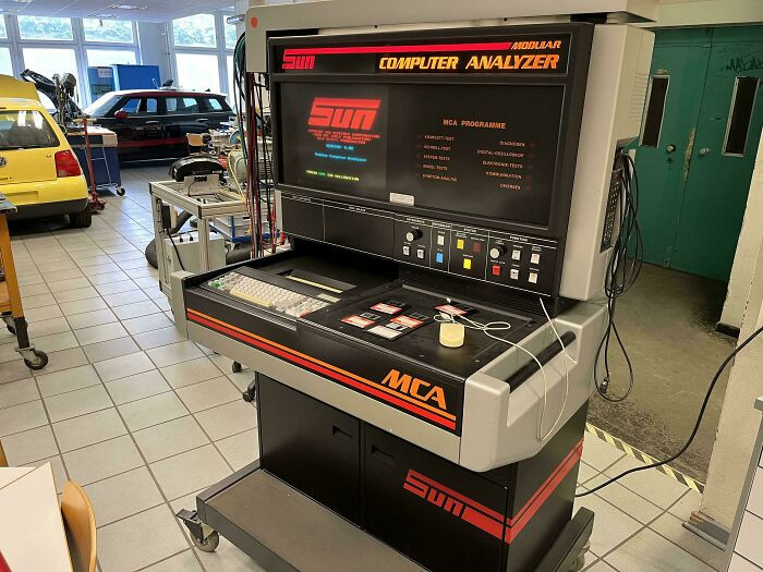 "An Ancient Diagnostic Computer, And It Still Works. 1991 As Far As I Can Tell"