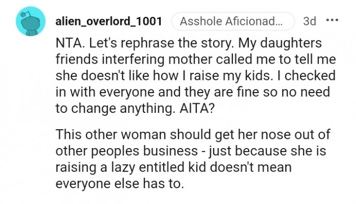 This Redditor is rephrasing the story properly