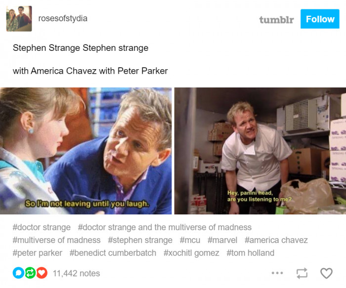 12. Stephen Strange with his multiverse of kids.