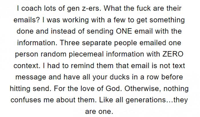 Emailing is hard for some people