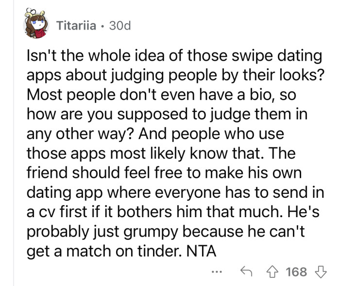 Judging people by their looks is the whole idea of 'swipe' dating apps.