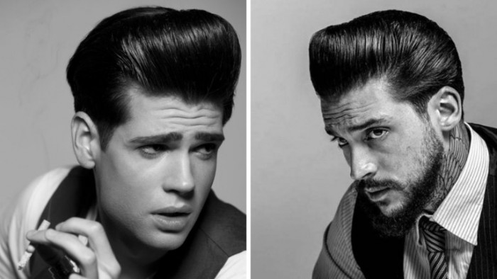 18. The pompadour hairstyle is a classic '80s hairstyle for men.