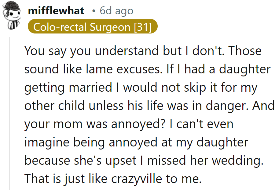 Mom took the express train to Crazyville, forgot the return ticket, and left empathy at the station. All aboard for wedding woes!